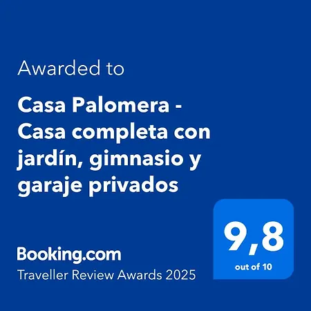 Casa Palomera - Casa Completa Con Jardin, Gimnasio Y Garaje Privados Tatil Evi *